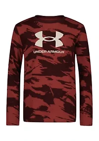 Boys 8-20 Long Sleeve Camo Logo Graphic T-Shirt