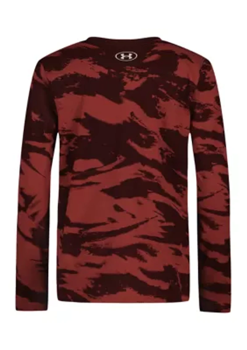 Boys 8-20 Long Sleeve Camo Logo Graphic T-Shirt