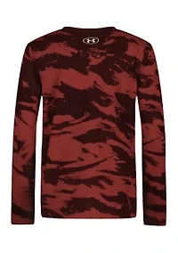 Boys 8-20 Long Sleeve Camo Logo Graphic T-Shirt