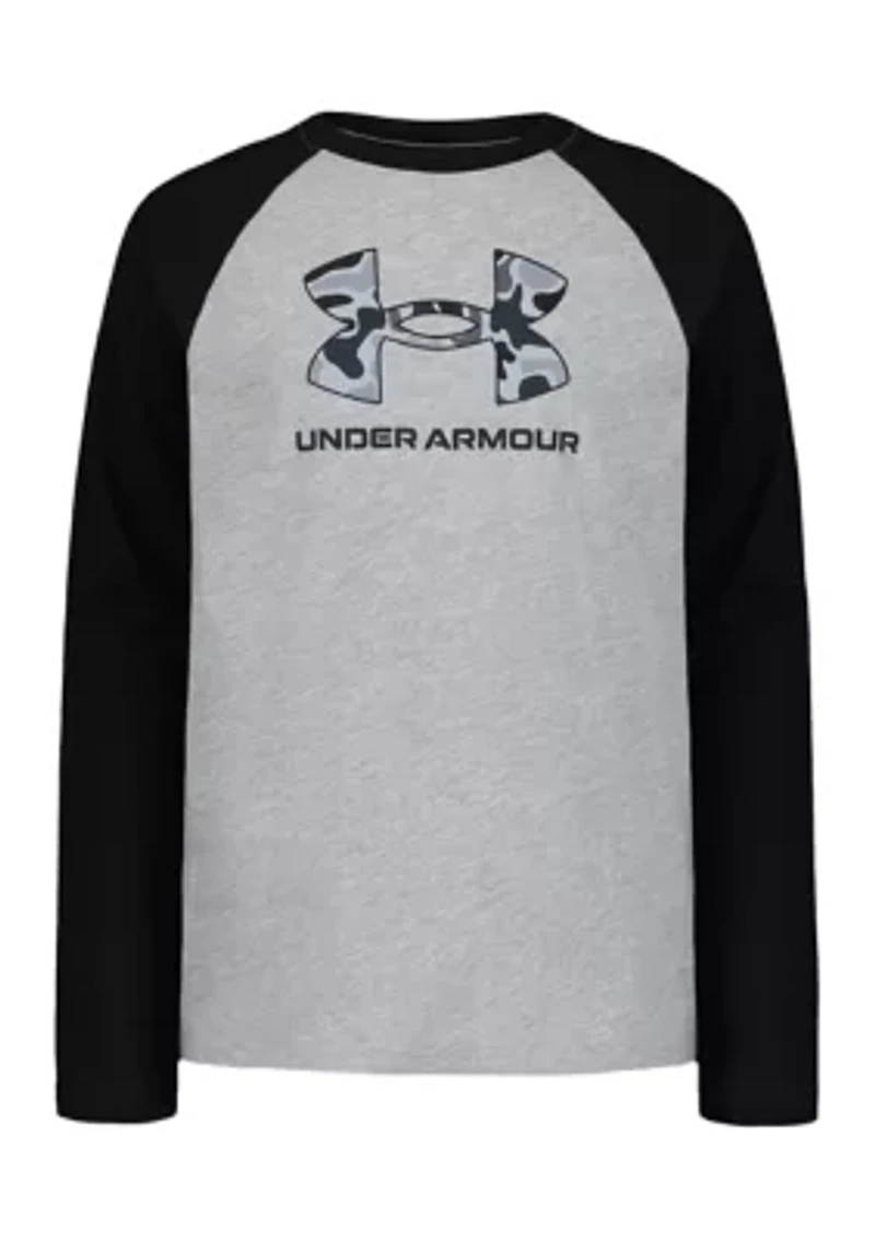 Boys 8-20 Raglan Sleeve Frogskin Logo Graphic T-Shirt