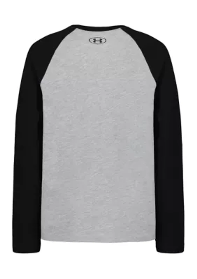 Boys 8-20 Raglan Sleeve Frogskin Logo Graphic T-Shirt