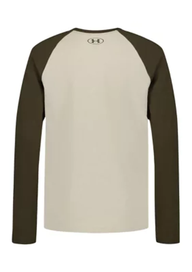 Boys 8-20 Raglan Sleeve Frogskin Logo Graphic T-Shirt