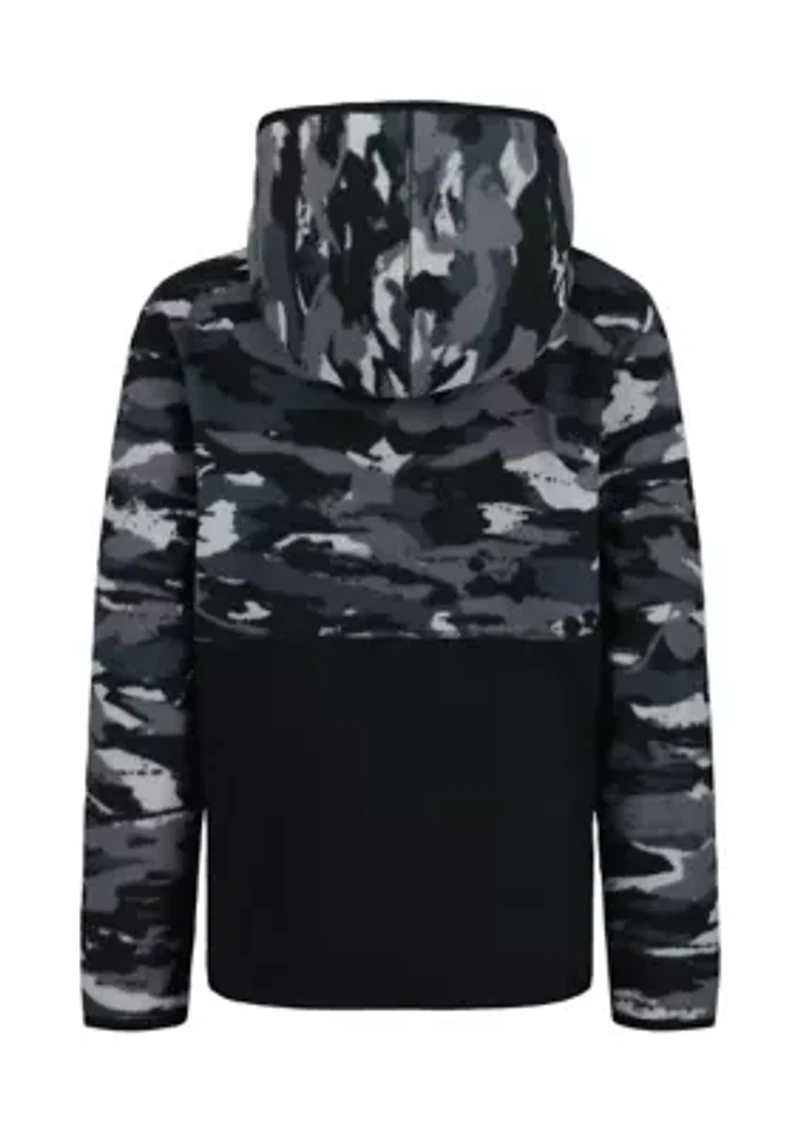 Boys 8-20 Camo Fleece Hoodie
