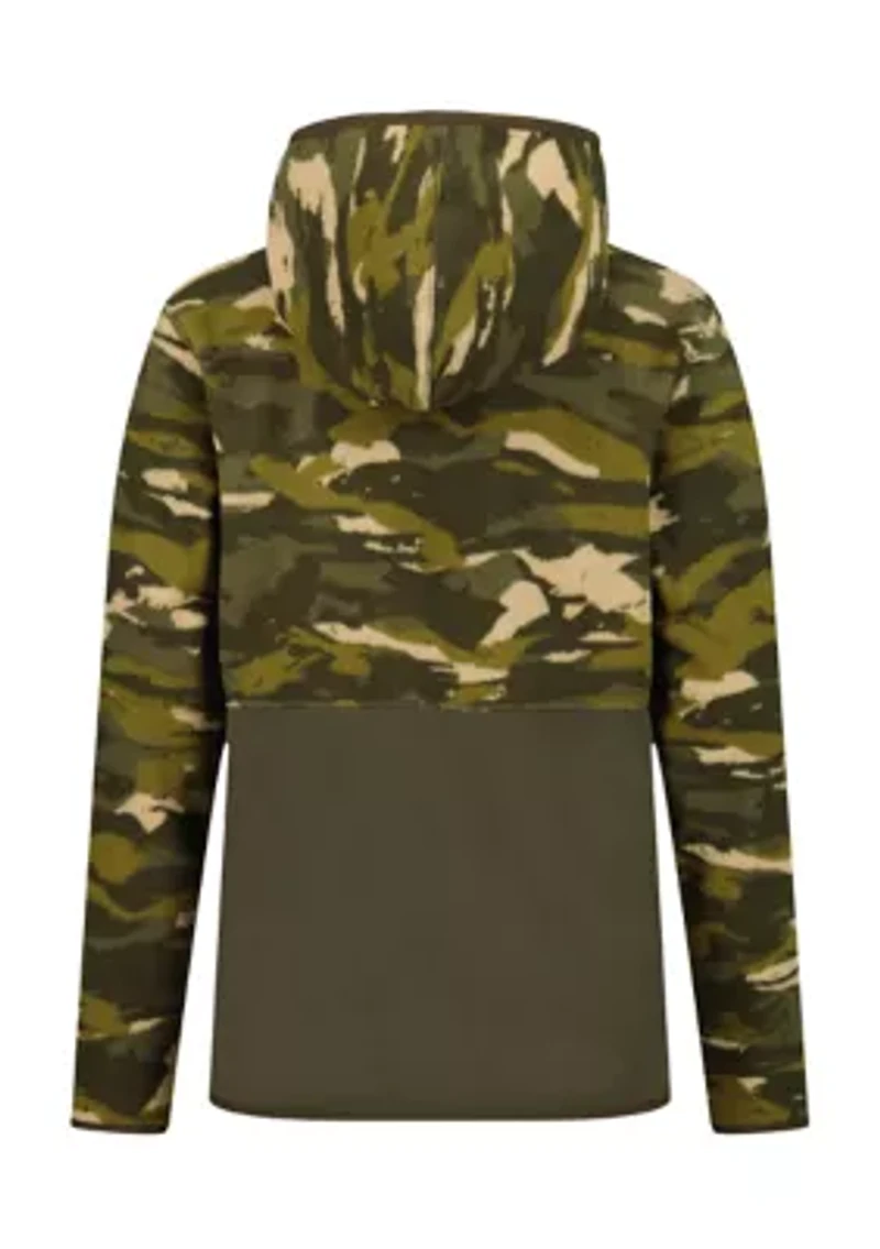 Boys 8-20 Camo Fleece Hoodie