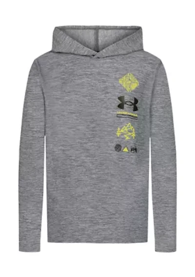 Boys 8-20 Twist Vertical Logo Graphic Hoodie