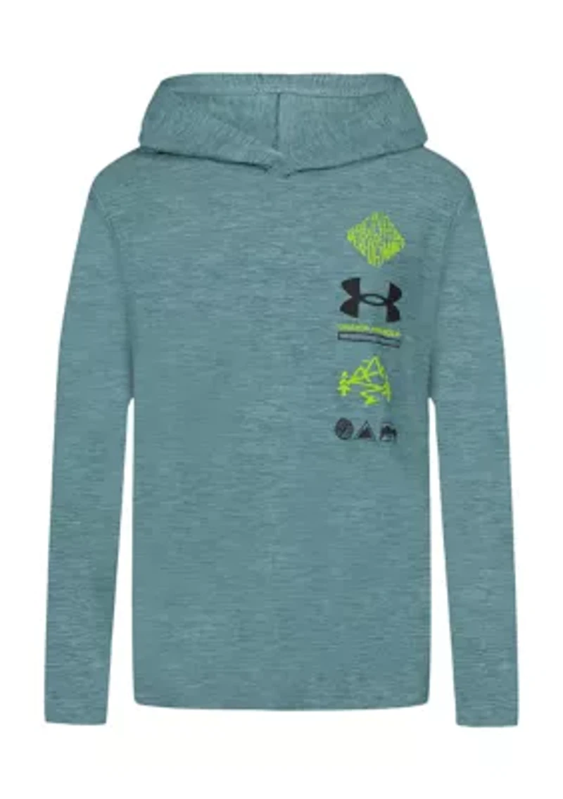 Boys 8-20 Twist Vertical Logo Hoodie
