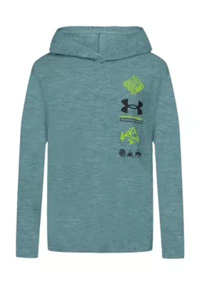 Boys 8-20 Twist Vertical Logo Hoodie
