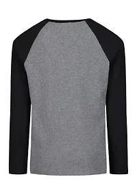 Boys 8-20 Thermal Raglan T-Shirt
