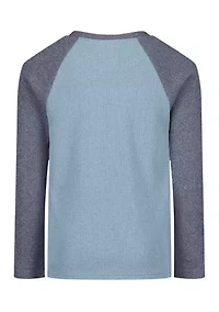 Boys 8-20 Thermal Raglan T-Shirt