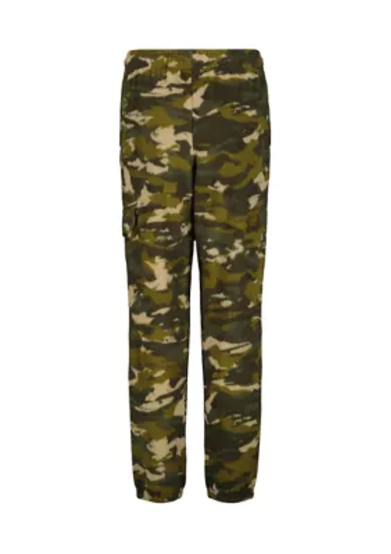 Boys 8-20 Camo Fleece Joggers