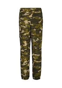 Boys 8-20 Camo Fleece Joggers