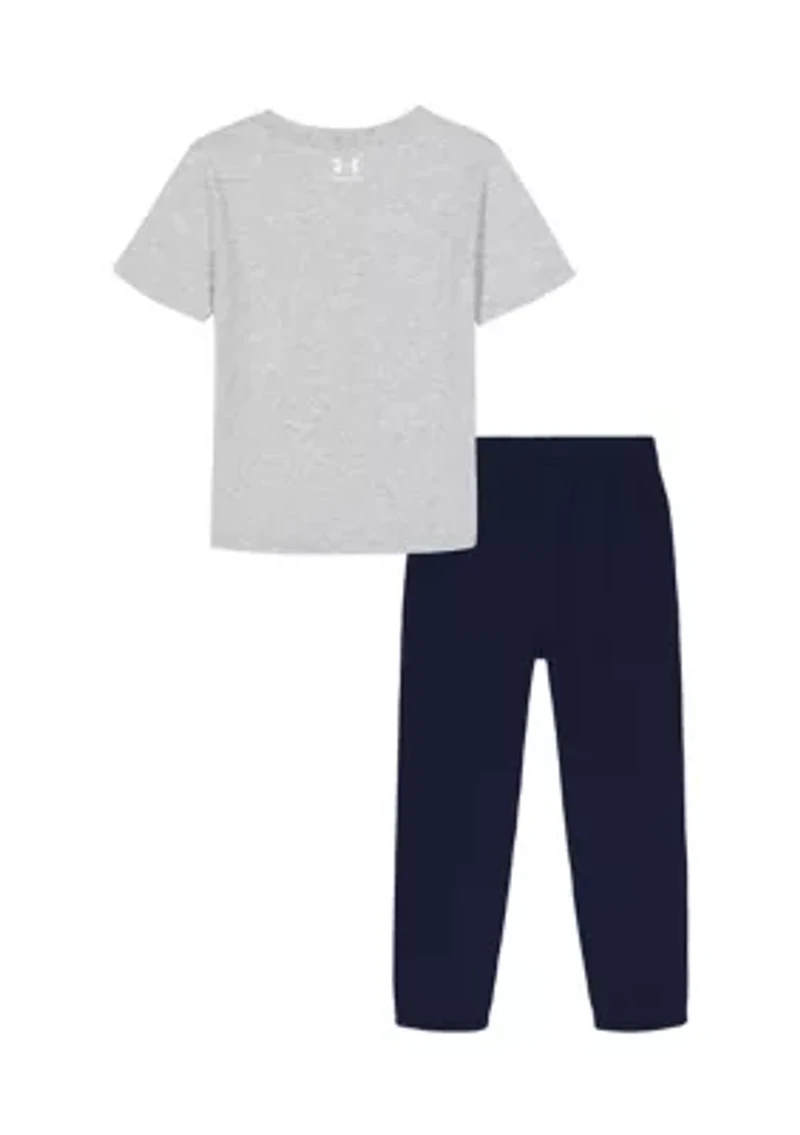 Boys 4-7 Eagle Short Sleeve Tee Set
