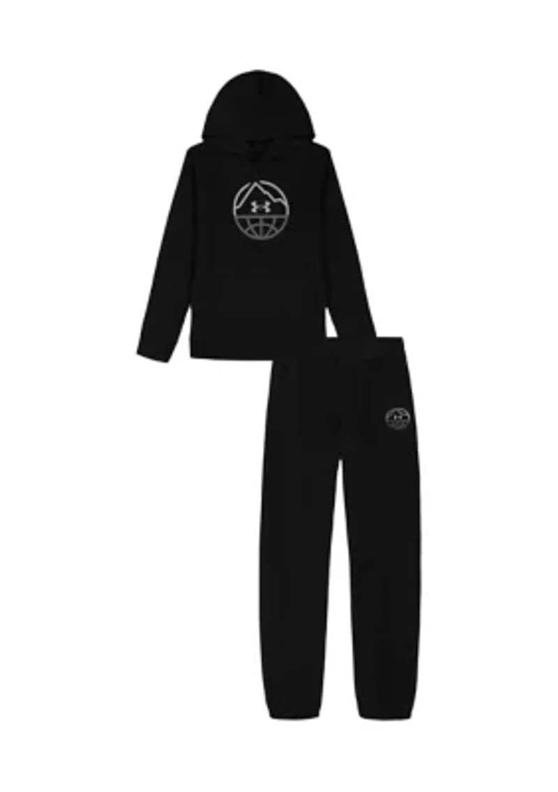 Boys 8-20 Mountain Logo Set