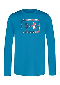 Boys 8-20 Freedom Long Sleeve UPF Swim Shirt