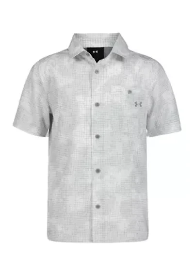 Boys 8-20 Printed Fish Shirt