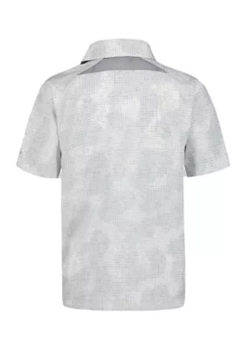 Boys 8-20 Printed Fish Shirt
