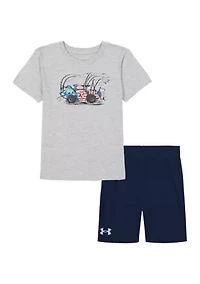Boys 4-7 UA Amphibious Short Set