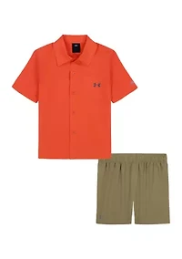 Boys 4-7 Polo Shirt and Shorts Set