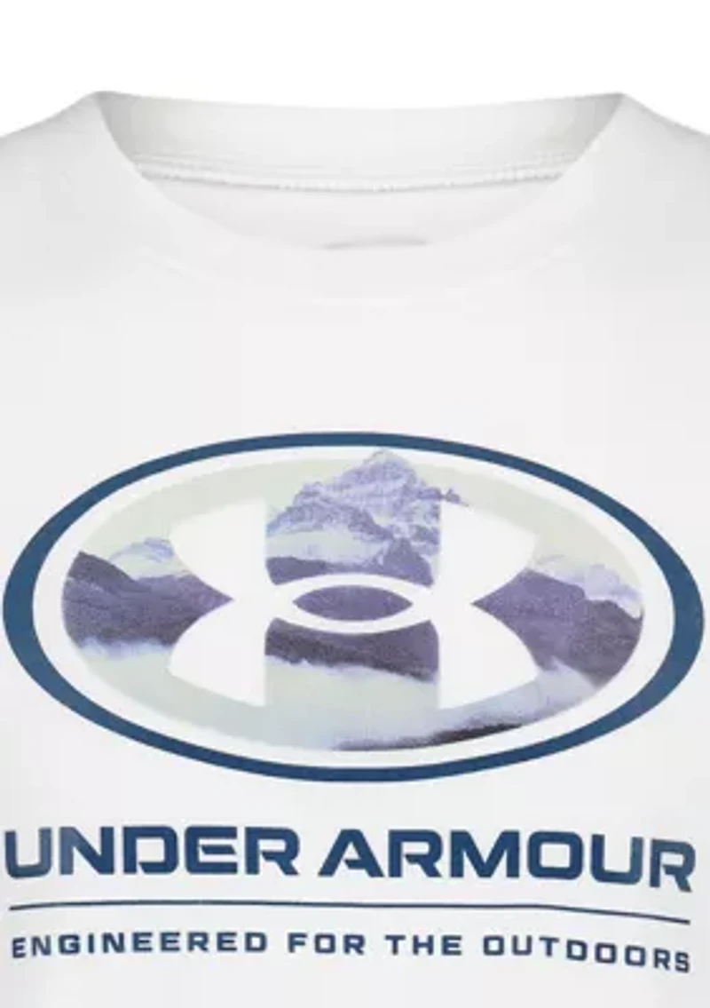 Boys 8-20 Branded Scene Short Sleeve Shirt