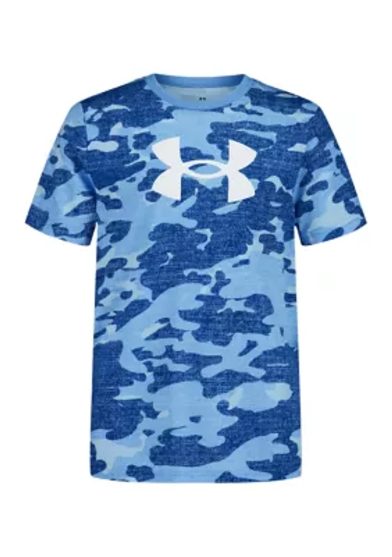 Boys Camo Short Sleeve Shirt
