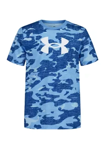 Boys Camo Short Sleeve Shirt