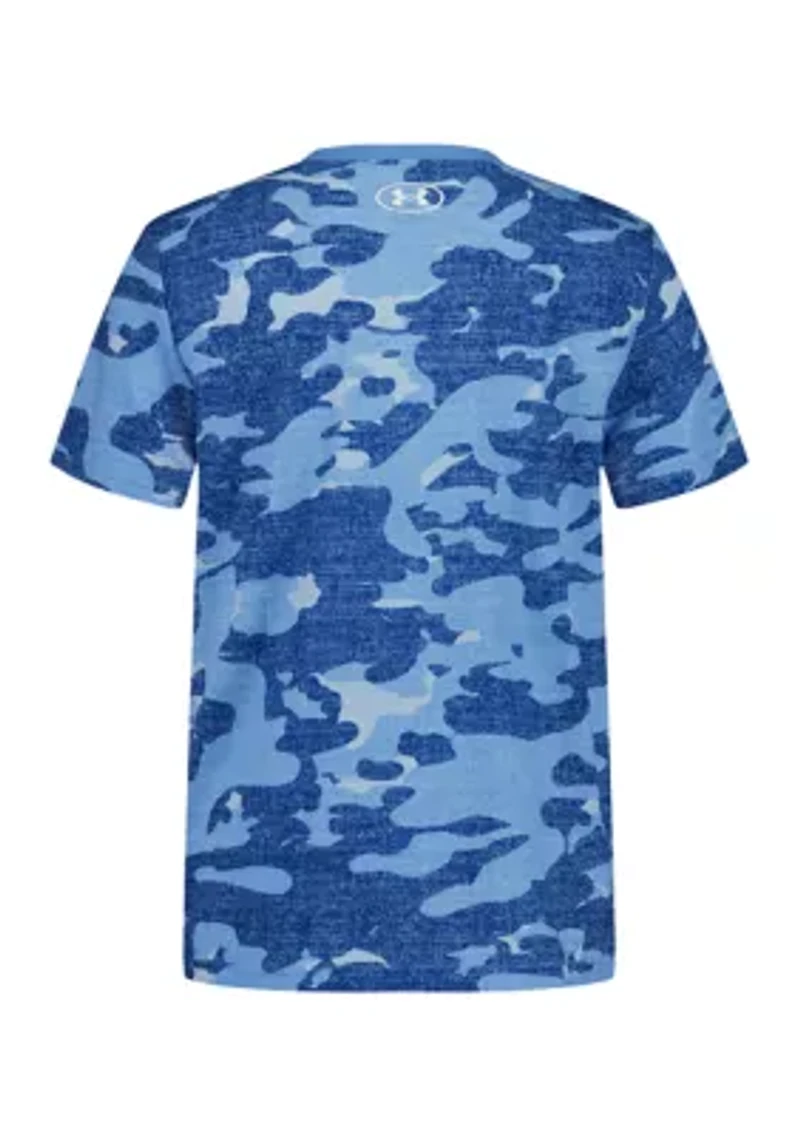 Boys Camo Short Sleeve Shirt