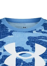 Boys Camo Short Sleeve Shirt