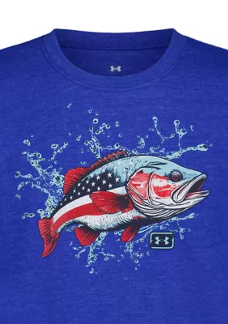 Boys 8-20 Freedom Bass Short Sleeve T-Shirt
