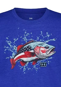 Boys 8-20 Freedom Bass Short Sleeve T-Shirt
