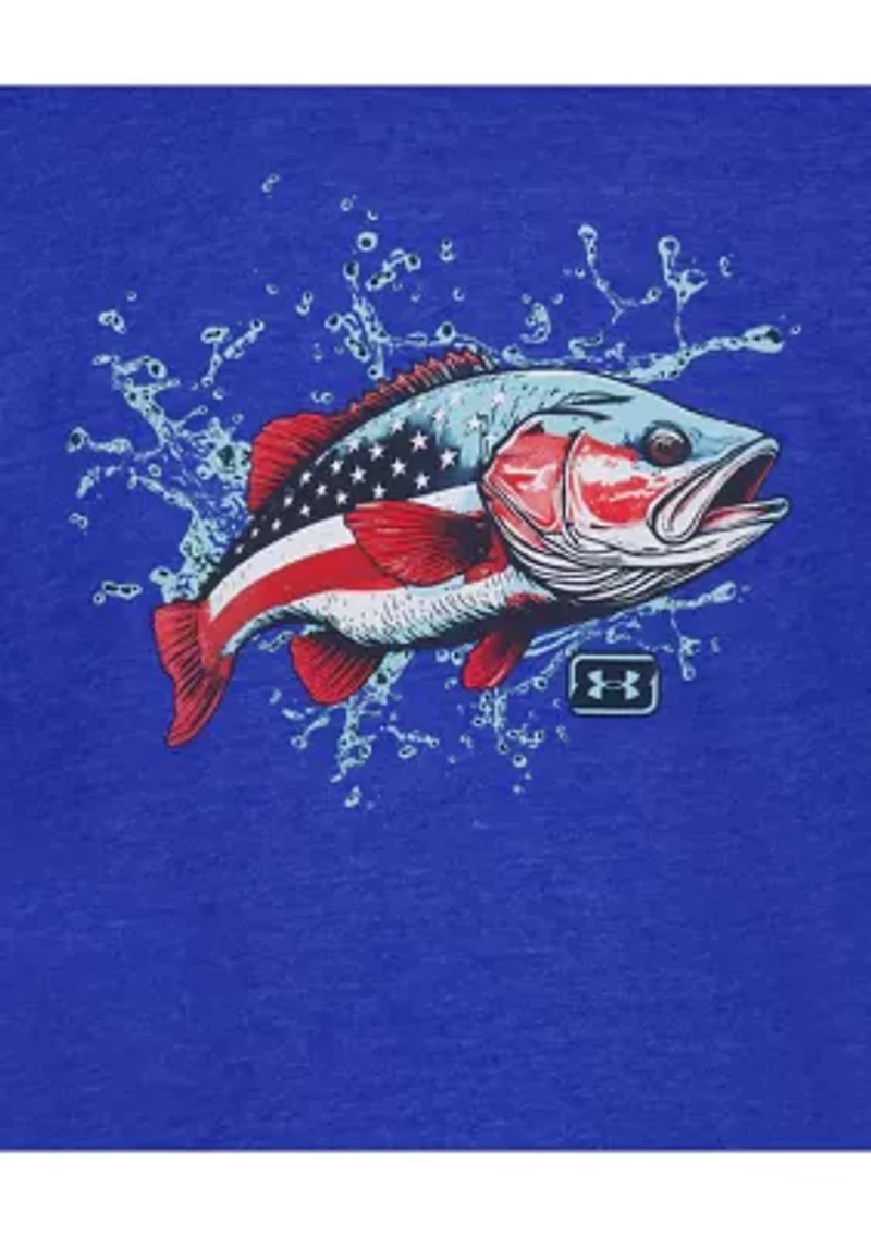 Boys 8-20 Freedom Bass Short Sleeve T-Shirt