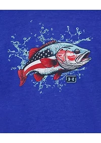 Boys 8-20 Freedom Bass Short Sleeve T-Shirt