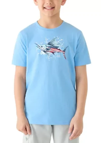 Boys 8-20 Freedom Marlin Graphic T-Shirt