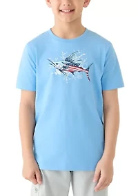 Boys 8-20 Freedom Marlin Graphic T-Shirt
