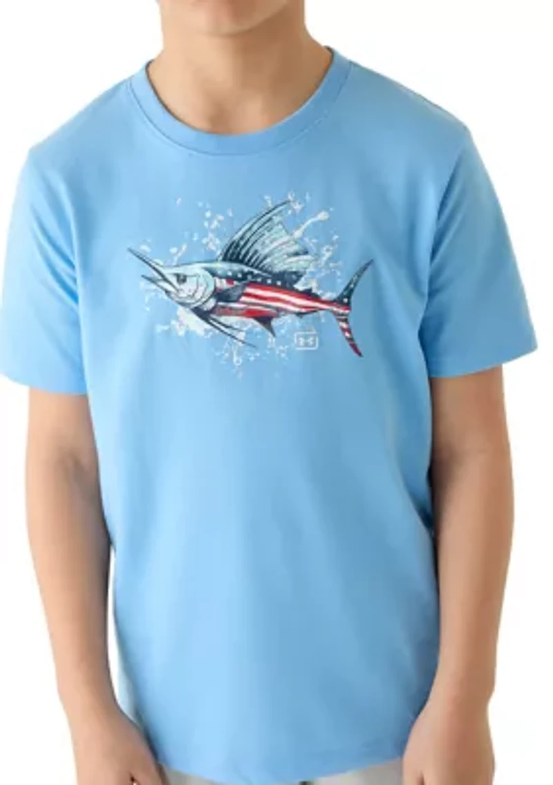 Boys 8-20 Freedom Marlin Graphic T-Shirt