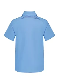 Boys 8-20 Woven Fish Shirt