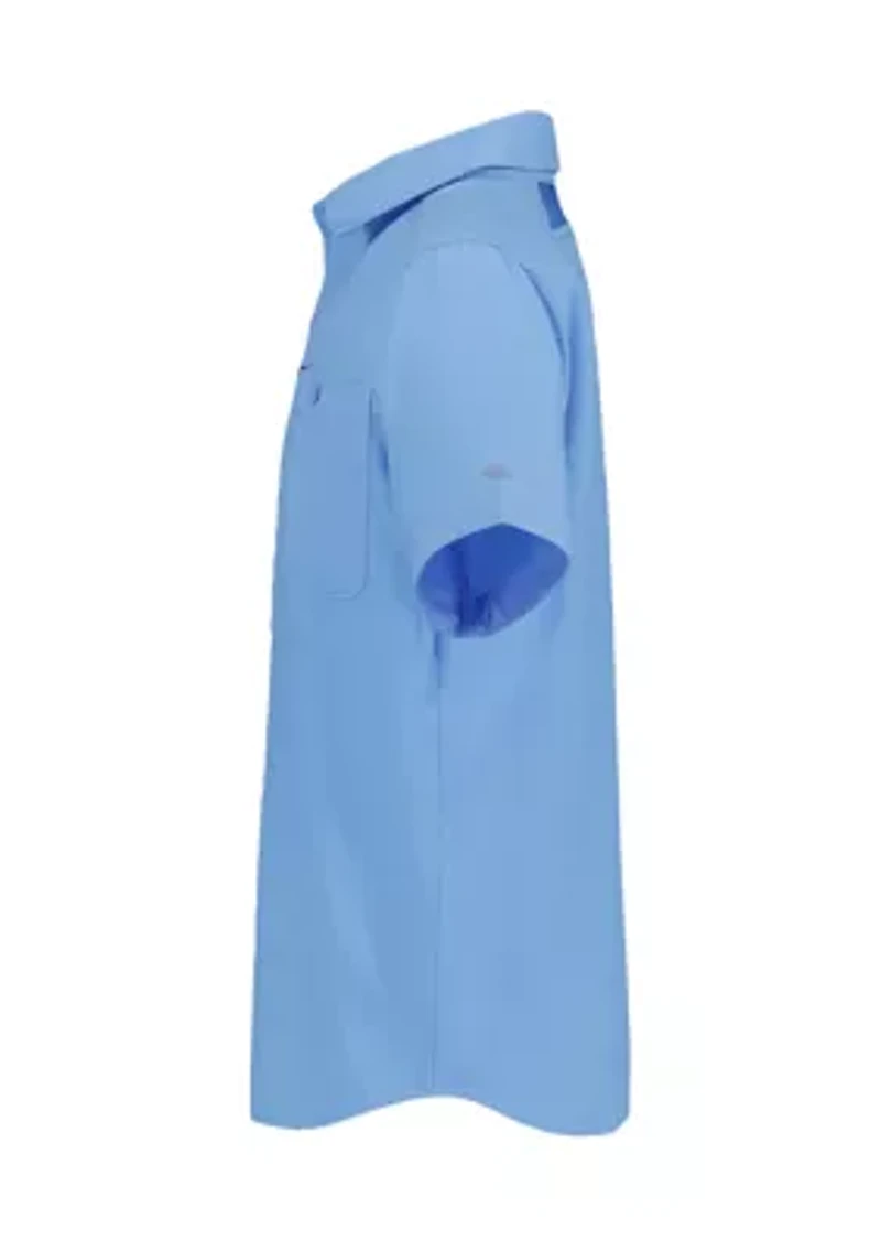 Boys 8-20 Woven Fish Shirt