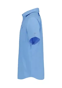 Boys 8-20 Woven Fish Shirt