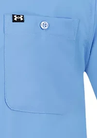 Boys 8-20 Woven Fish Shirt