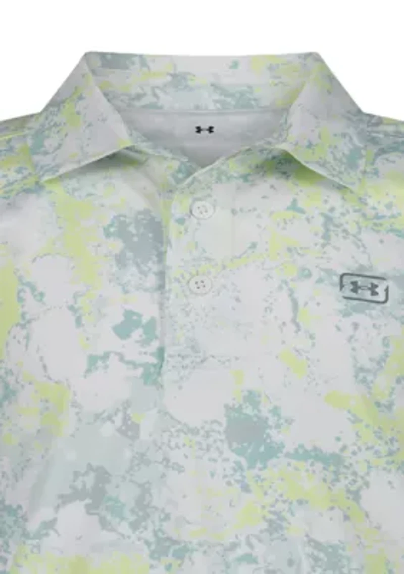 Boys 8-20 Print Polo Shirt