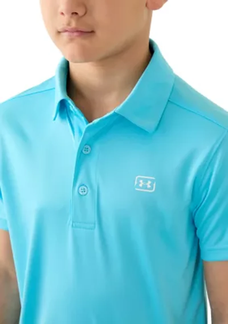 Boys 8-20 Fish Polo Shirt