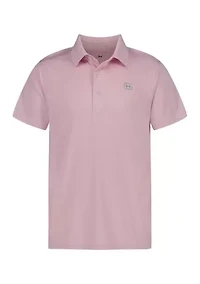 Boys 8-20 Solid Fishing Polo Shirt