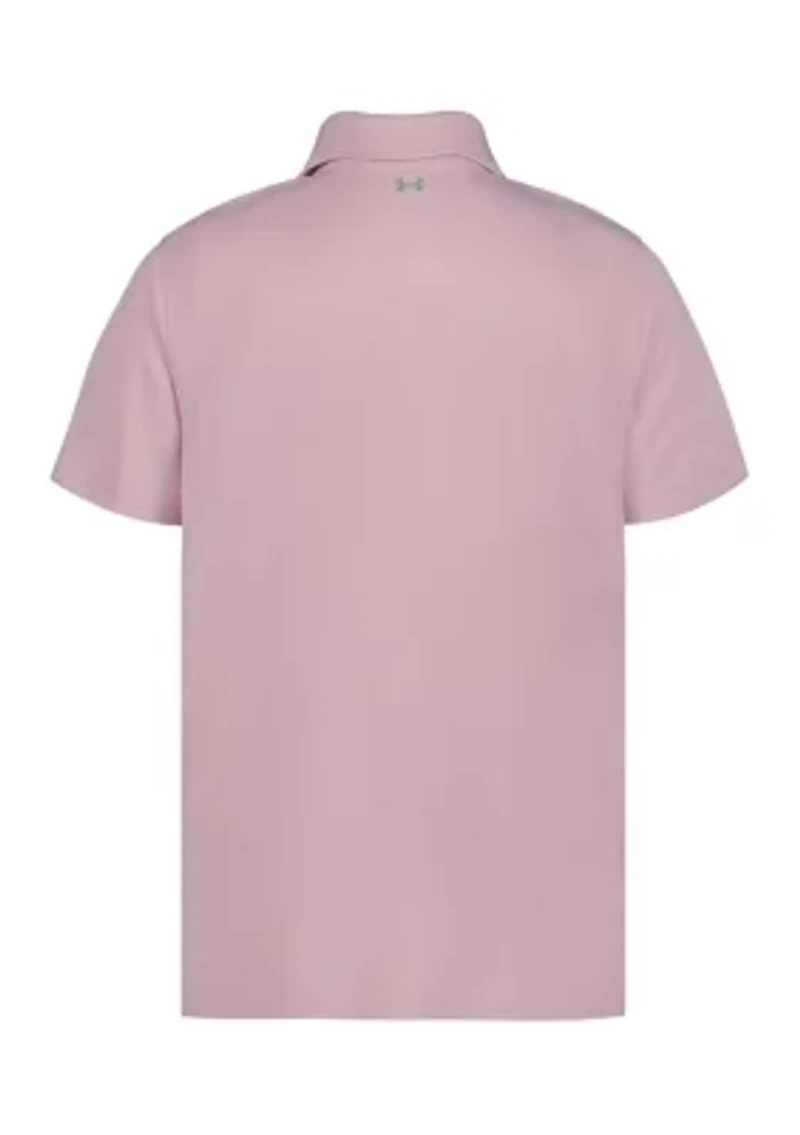 Boys 8-20 Solid Fishing Polo Shirt