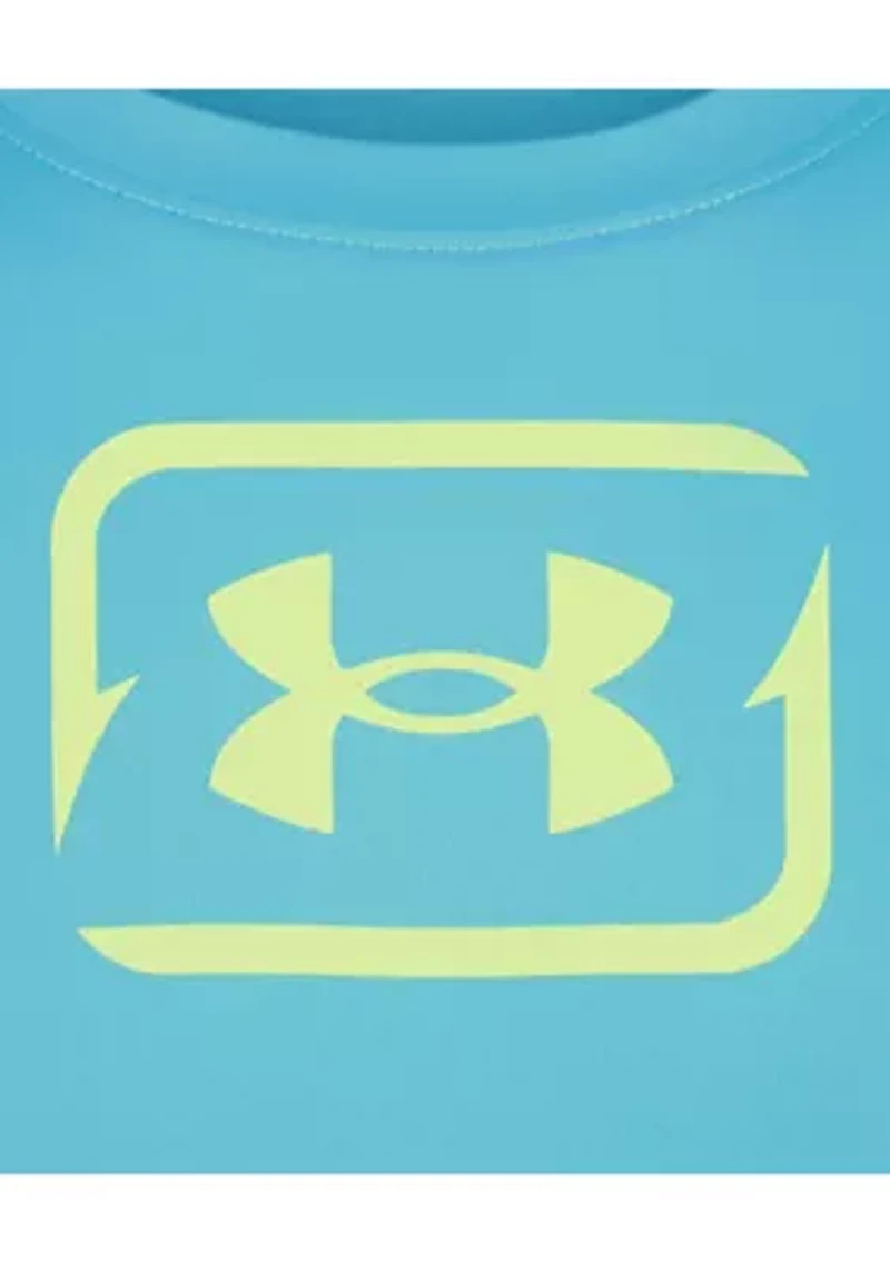 Boys 8-20 Solid UPF 50+ Logo Graphic T-Shirt