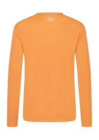 Boys 8-20 Solid UPF 50+ Long Sleeve Logo Graphic Shirt