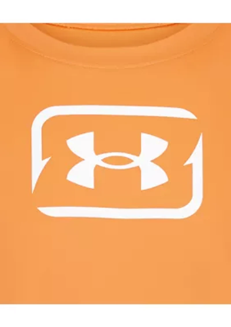 Boys 8-20 Solid UPF 50+ Long Sleeve Logo Graphic Shirt