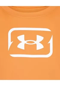 Boys 8-20 Solid UPF 50+ Long Sleeve Logo Graphic Shirt