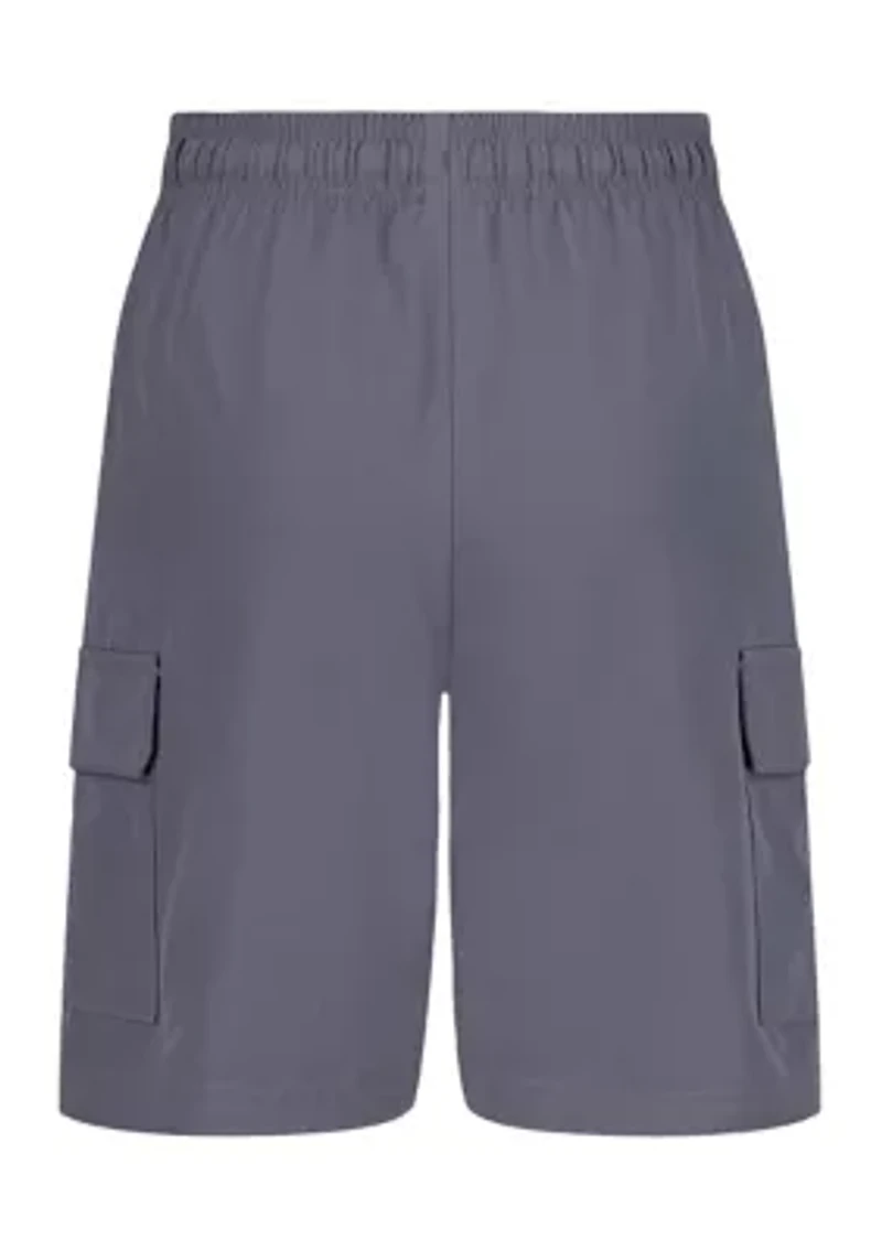 Boys 8-20 Solid Cargo Shorts