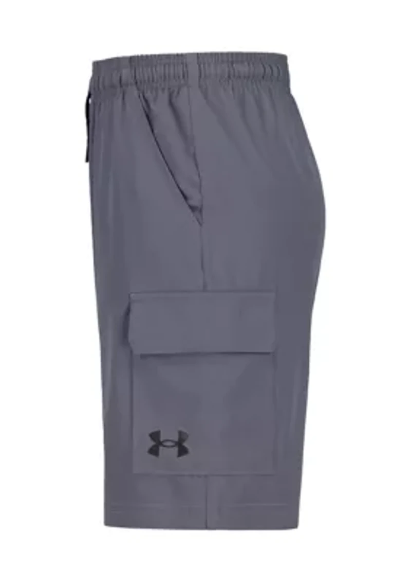 Boys 8-20 Solid Cargo Shorts