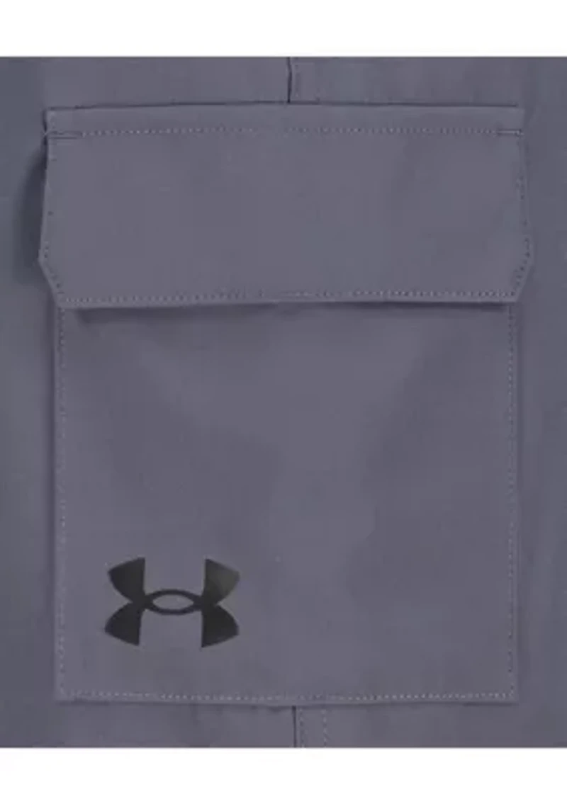 Boys 8-20 Solid Cargo Shorts