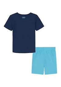 Boys 4-7  Coastal T-Shirt and Shorts Set